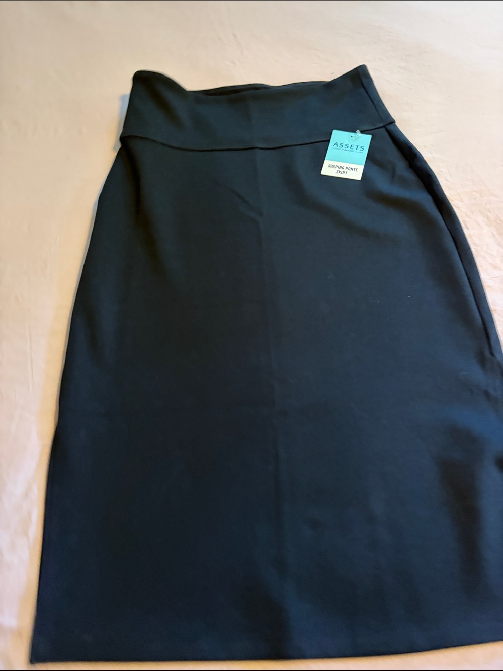 SPANX Black High-Waist Pencil Skirt